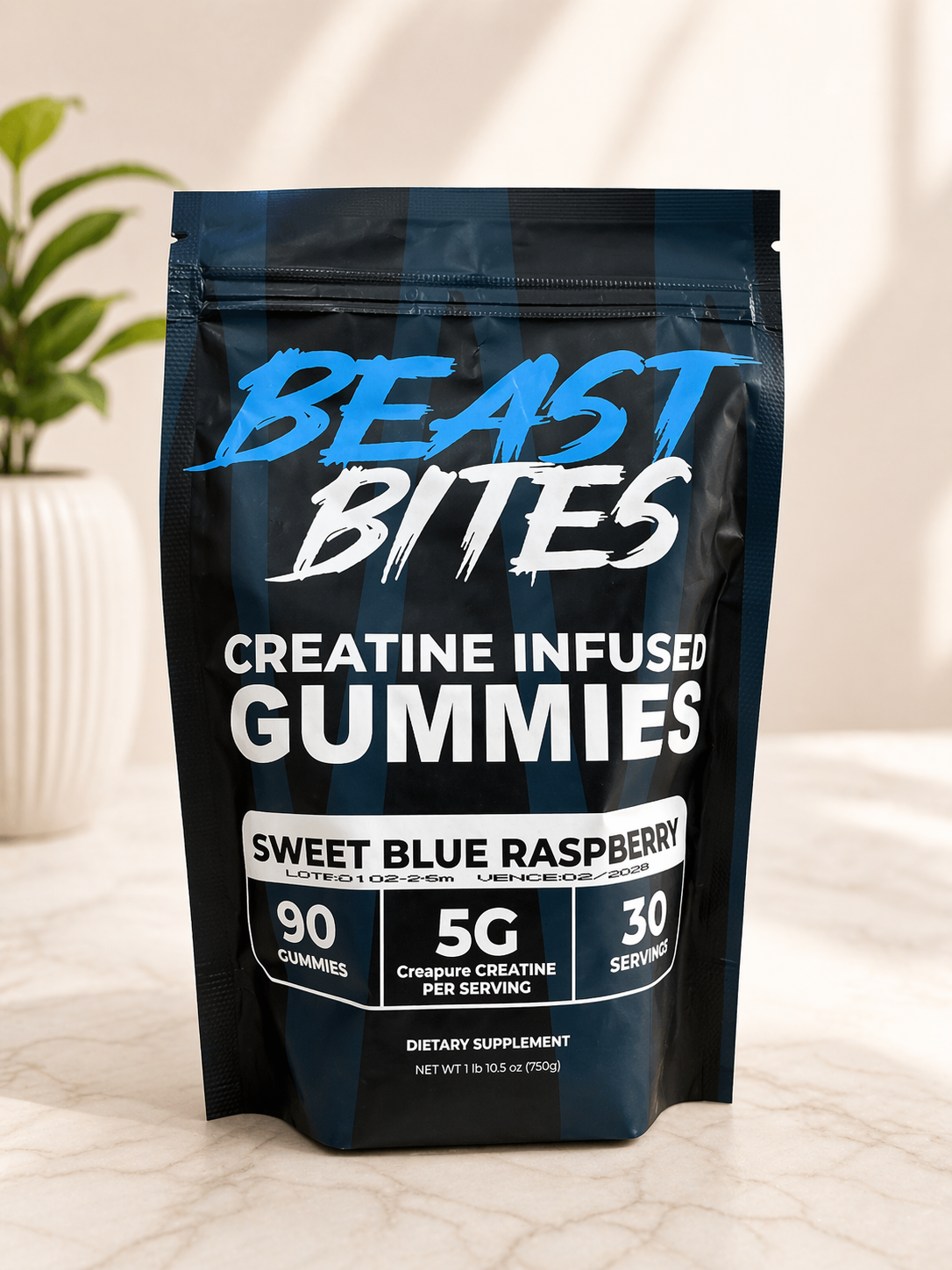 BEAST BITES CREATINA EN GOMITAS X90