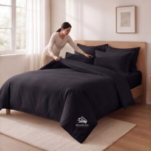 Cover Duvet LISO NEGRO