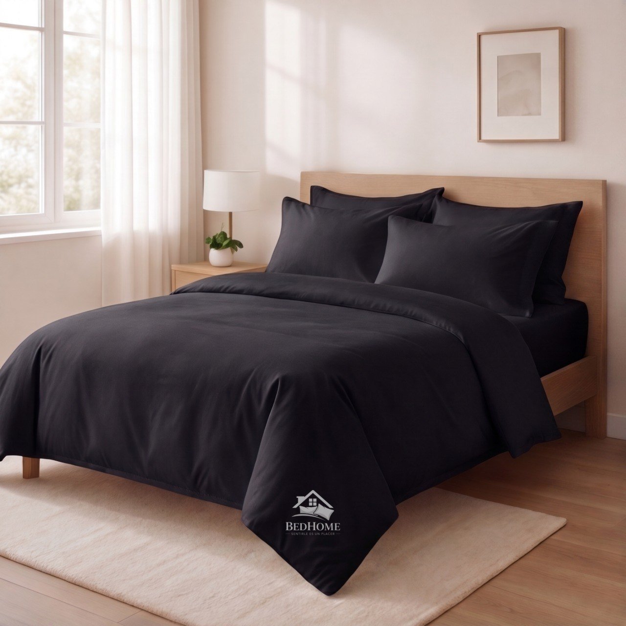 Cover Duvet LISO NEGRO - Image 2