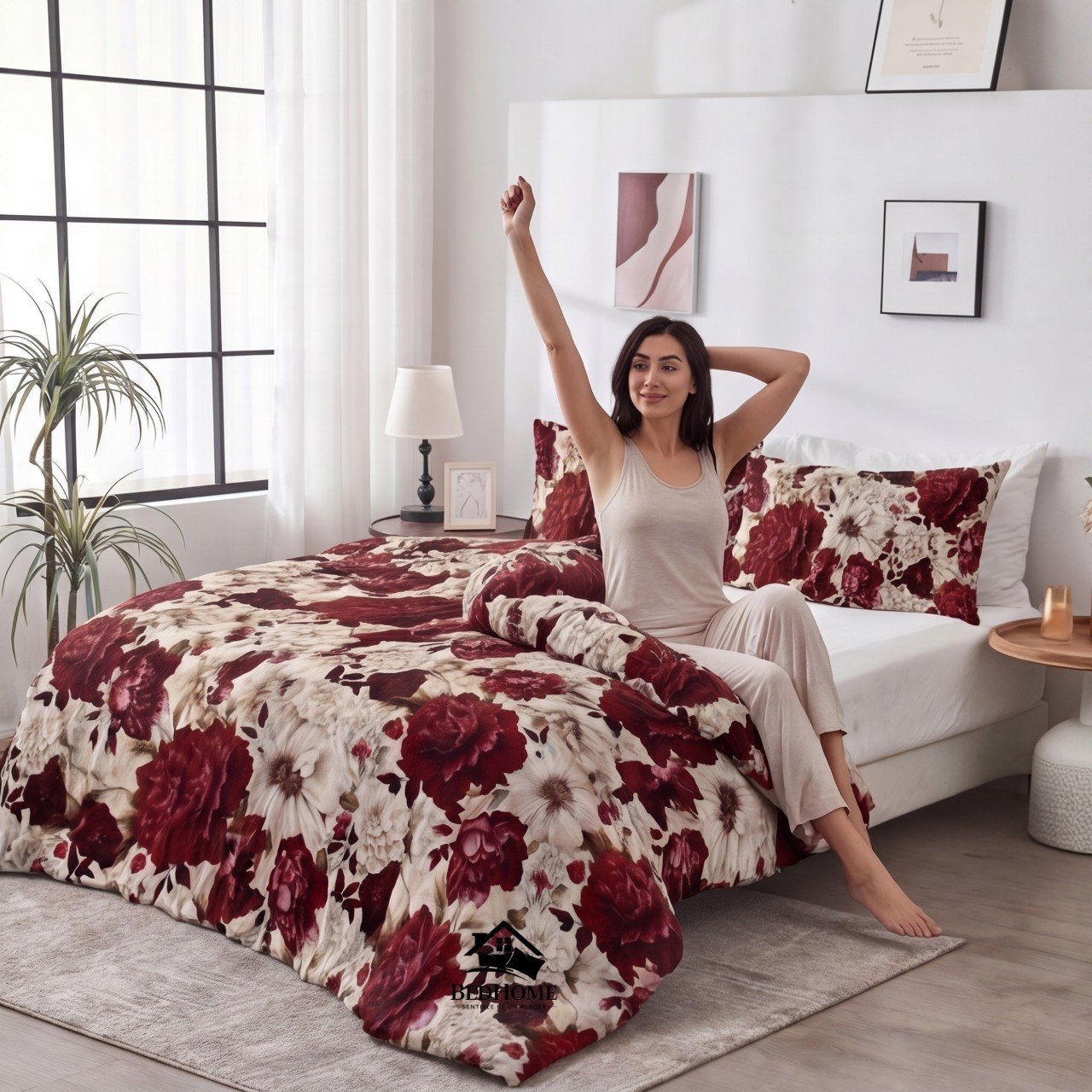 Cover Duvet Estampado Romance Rose