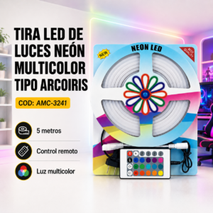 TIRA LED LUCES NEON MULTICOLOR